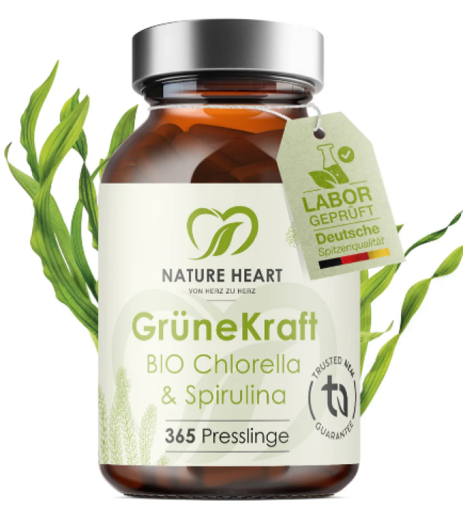 Grüne Kraft BIO Spirulina & Chlorella   - oder im Spar Bundle